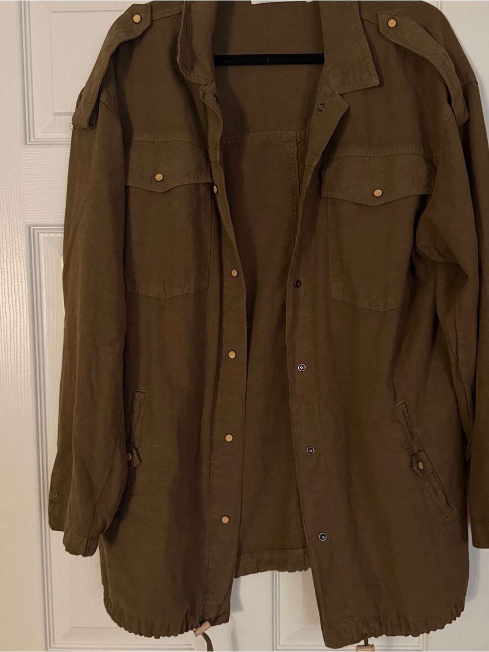 Zara Z1975 Denim Tan-Brown Jacket